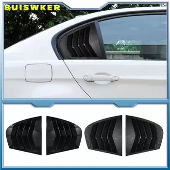 Для BMW 3 серии E90 320i 323i 325i 330i M3 автомобиль задняя крышка жалюзи отделка окна боковая решетка дефлектор 2005-2011