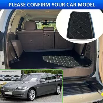 Для BMW 5 серии F10 F11 2011~2016 2013 2014 2015 Защитные накладки на задний багажник автомобиля Водонепроницаемые коврики для защиты от обрастания Аксессуары