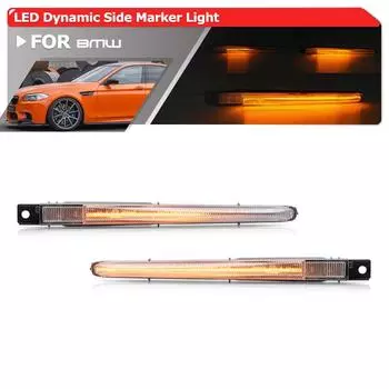 Для BMW 5 серии F10 M5 1 серии E82 M купе E70 X5 M E71 X6 M динамические светодиодные боковые зеркала указатели поворота последовательный индикатор мигалки чистый