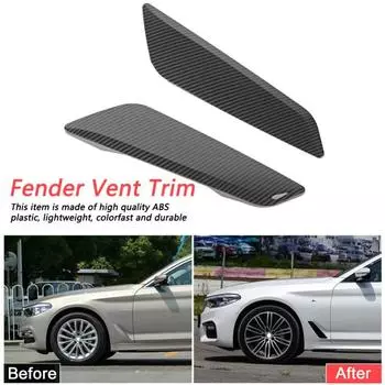 Для BMW 5 серии G30 2017 2018 Декоративная накладка на воздуховоды в стиле карбонового волокна