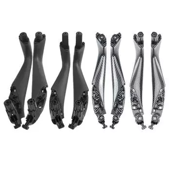 Для BMW 5 серии G30 G31 G38 17-23 ручка двери автомобиля внутренняя панель отделка левая правая ручка двери автомобиля тяга захват из углеродного волокна