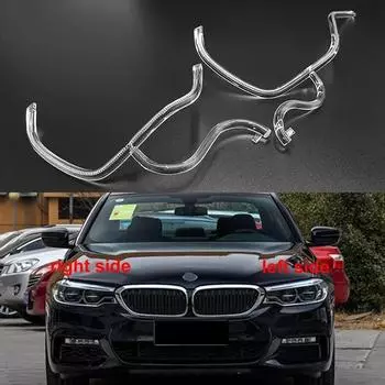 Для BMW 5 серии G30 G38 2017-LED DRL дневные ходовые огни Замена фар ангельские глазки оргстекло 1 шт. 1PCS left big