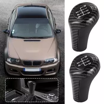 Для BMW 5-ступенчатая 6-ступенчатая коробка передач гандбольная головка, рычаг переключения передач гандбольное волокно цветные автомобильные аксессуары