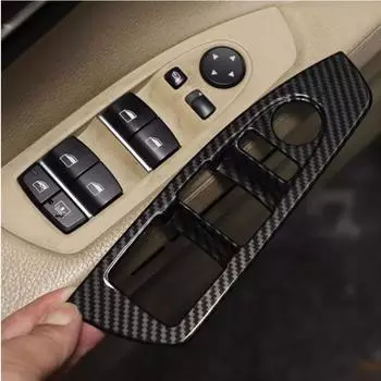 Для BMW 7 серии F01 F02 F03 F04 2009-14 ABS оконное стекло автомобиля подъемная кнопка панель рамка крышка отделка наклейка интерьер серебряный
