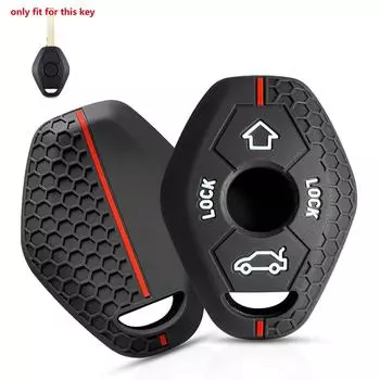 Для BMW Чехол для автомобильного ключа для BMW Сигнальный силиконовый Отличная защита