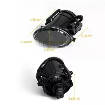 Для BMW E39 M5 2001 2002 2003 E46 3 серии M3 2002 2003 2004 2005 2006 Противотуманные фары Передние фары дальнего света Галогенные светодиодные лампы