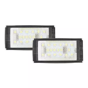 Для BMW E46 2D/M3 12 В 0,17 А светодиодная автомобильная лампа без ошибок подсветка номерного знака 2 шт. 7000 К белый не подходит для кабриолета