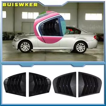 Для Bmw E90 2005-2012 3 серии 320i 325i 330i 335i автомобильные жалюзи на заднее окно, треугольные шторки на заднее окно, спойлеры, обвесы