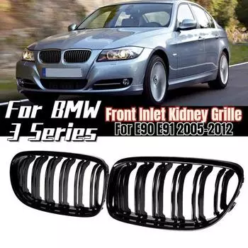 Для BMW E90 E91 3 серии 2005-2012 325i 320i 330i 335i передняя впускная решетка радиатора гоночная решетка аксессуары для спортивного тюнинга обвес