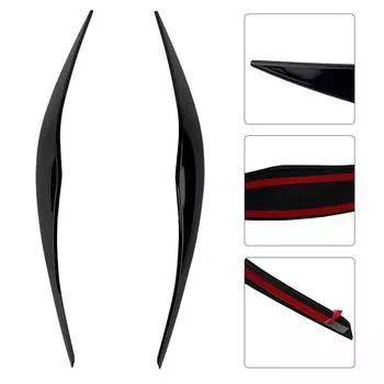 Для BMW E90 крышка фары крышка черная бровь