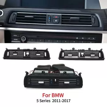 Для BMW F10 F11 Автомобильная передняя консольная решетка приборной панели кондиционера воздуха Аксессуар для BMW 5 серии 520 523 525 528 535i 2011-2017 1 pcs