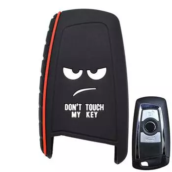 Для BMW F10 F20 F30 E30 E34 335 328 535 650 силиконовый чехол для ключей с дистанционным брелком чёрный