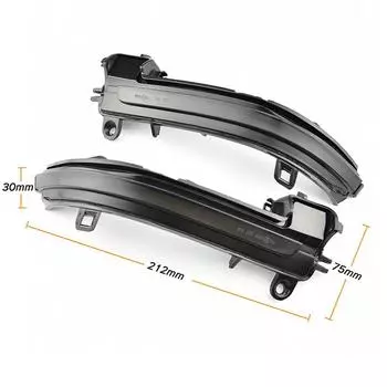 Для bmw f20 f21 f22 f33 f34 x1 e84 f36 f87 M21234 Серии Динамический светодиодный указатель поворота Зеркальный свет 2 шт.