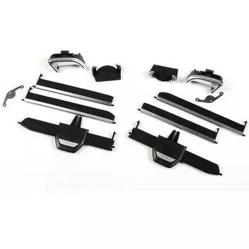 Для BMW G05 X5 G06 X6 G07 X7 2019-2024 передний центральный кондиционер средний вентиляционный выход решетки кондиционера скользящий зажим ремонтный комплект детали НОВЫЙ