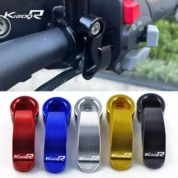 Для BMW K1200R K1200S K 1200 RK 1200R Универсальные алюминиевые аксессуары для мотоциклов с ЧПУ Крючок для шлема Багажная сумка Крючок держатель вешалка чёрный