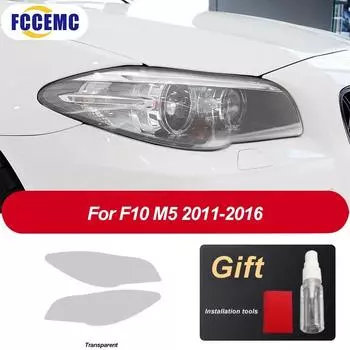 Для BMW M5 F10 F90 2011-2020 HD автомобильная защитная пленка для фар тонированная черная прозрачная TPU наклейки автомобильная декоративная пленка для фар