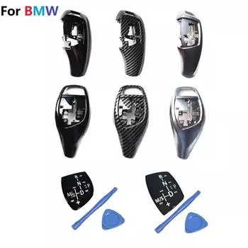 Для BMW M Sport Для BMW 1 2 3 4 5 6 7 серии X3 X4 X5 X6 F30 F10 F25 F15 Крышка рычага переключения передач Рычаг ручки переключения передач Ручка переключения передач LHD