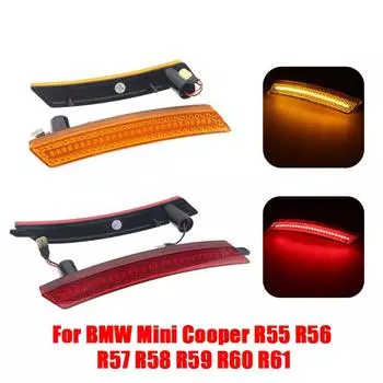Для BMW Mini Cooper R55 R56 R57 R58 R59 R60 R61 задний/передний светодиодный боковой габаритный фонарь боковой повторитель указателя поворота светодиодная панельная лампа