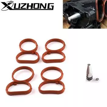 Для BMW N47 2.0D с 4 прокладками, комплект аксессуаров для ремонта двигателя, заглушка для удаления заслонок вихревого клапана автомобиля