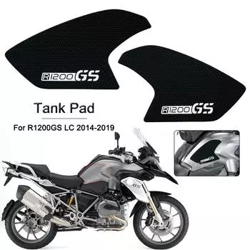 Для BMW R1200 GS LC R 1200GS 2014-2017 2018 мотоциклетные тяговые накладки на бак, противоскользящая наклейка, боковая газовая наколенница чёрный