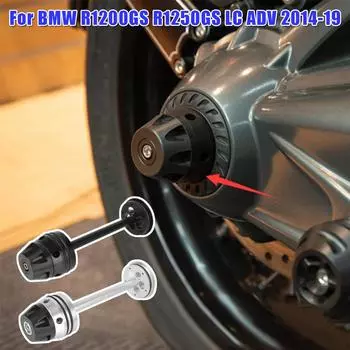 Для BMW R1200GS R1250GS LC ADV RT RS 2014-19 Мотоциклетные аксессуары Защита от падения Слайдер-подставка Мотоциклетная ось заднего колеса Вилка Crash Protector чёрный