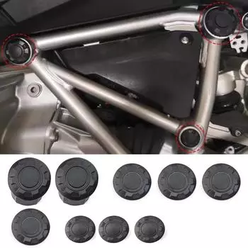 Для BMW R1200GS R 1200 GS LC Adventure ADV R1250GS R 1250 GS Adventure 2014-2020 2021 2019 Мотоциклетные рамы отверстия крышки заглушки
