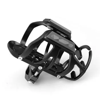 Для BMW R1250GS Крепление дуги безопасности CNC Подстаканник Кронштейн для фляги Черный