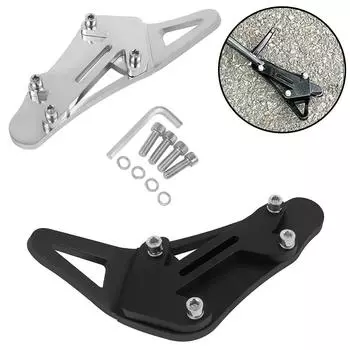 Для BMW R-18 R18 R 18 Classic 2020 2025 2025 2025 Мотоциклетная подставка с ЧПУ, боковая подставка, удлинитель, опорная пластина чёрный