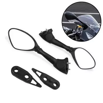 Для BMW S1000RR S1000 RR S 1000 RR 2009-2018 HP4 2011-2015 Мотоцикл Левое Правое Зеркало Заднего Вида Боковые Зеркала Заднего Вида чёрный