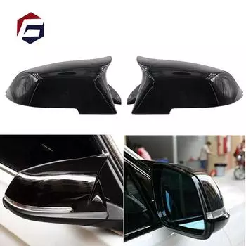Для BMW Series 1 2 3 4 XM F20 F22 F30 F31 F32 F33 F36 F34 F35 Чехлы для зеркала заднего вида, черный/1 panel removal tool