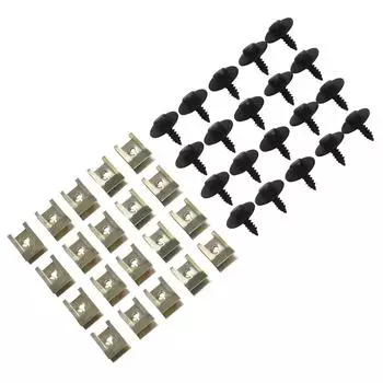 Для BMW винт брызговик резьбовое гнездо болт винт зажимы для 5er E34 E39 E60 E61 для 7er E32 E38 E65 E66 для X3 E83 F25 CHINA