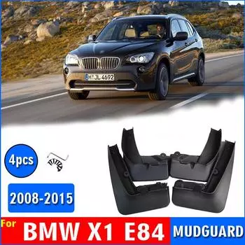 Для BMW X1 E84 2008-2015 брызговики на крыло брызговики автомобильные аксессуары Auto Styline спереди и сзади 4 шт. чёрный