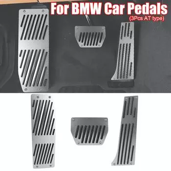 Для BMW X1 M3 E30 E36 E39 E46 E87 E90 E91 E92 E93 автомобильный стайлинг серебристый алюминиевый сплав автомобильные педали отдых модные автомобильные аксессуары