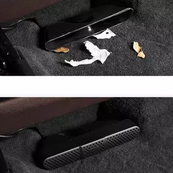 для BMW X3 G01 M40d X4 G02 M40i 2019~2025 2020 Крышка воздуховода сиденья автомобиля Под полом Решетка воздуховода Аксессуары чёрный