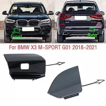 Для BMW X3 M-SPORT G01 2018 Автомобильный передний задний бампер Буксировочный крюк Крышка Тяговая проушина прицепа front