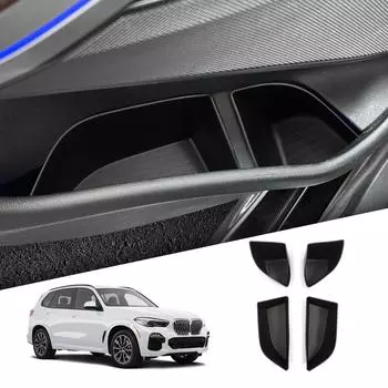 для BMW X5 2019 - 2025 ящик для хранения на боковой стороне двери TPE органайзер для ручки задней двери аксессуары для автомобиля