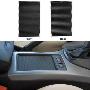 Для BMW X5 E53 1998-2006 гг., раздвижные жалюзи на центральной консоли автомобиля, держатель для чашки, сменная крышка рулонной шторы 51168408026