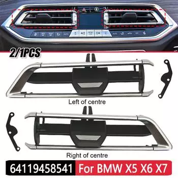 Для BMW X5 G05 X6 G06 X7 G07 2019-2023 автомобильный передний центральный левый правый кондиционер вентиляционная решетка выходной ремкомплект 64119458541