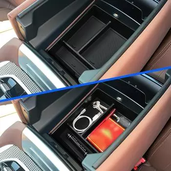 для BMW X5 G05 X6 G06 X7 G07 2019-2025 Подлокотник Ящик для хранения Аксессуары Лоток Органайзер Уборка ABS