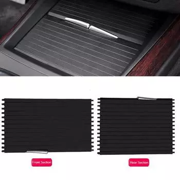 Для BMW X5 X6 E70 E71 E72 2007-2014 Внутренняя центральная консоль держатель для воды чехол держатель для стакана молния держатель для стакана выдвижная планка