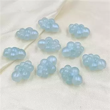 для браслета Shining Light ожерелье Изготовление моды 10 шт DIY материалы ручной работы Merman Cloud свободные бусины Акрил белый