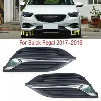 Для Buick Regal 2017 2018 автомобильный передний бампер, противотуманная фара, рамка, крышка, решетка, противотуманная фара, накладка, крышка капота, ободок 1pc left