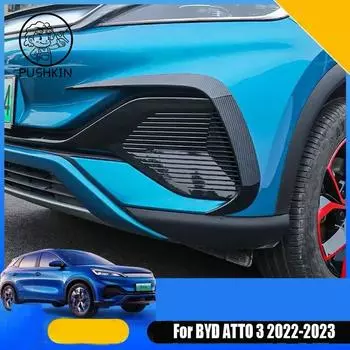 Для BYD ATTO 3 2022 2023 Защитная пленка для автомобильного бампера, угловая защита, полоски от царапин, наклейка, защита для тела B