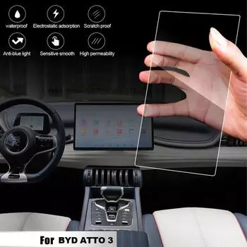 Для BYD Atto 3 Yuan Plus 2024 2024 автомобильный стайлинг GPS навигация закаленная защитная пленка для экрана