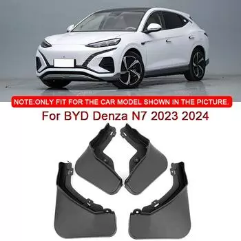 Для BYD Denza N7 2023 2024 2025 автомобильный стайлинг ABS автомобильные брызговики брызговики брызговики переднее заднее крыло автомобильные аксессуары чёрный