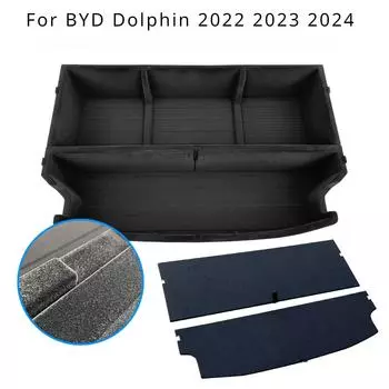 Для BYD Dolphin 2024 2024 2024 Аксессуары Багажник Складной Ящик Для Хранения Многофункциональный Ящик Автоматическая Модификация Интерьера Украшение