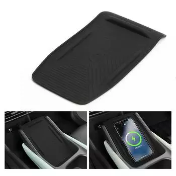 для BYD SEAGULL/BYD Dolphin Mini противоскользящий коврик силиконовый центральная консоль автомобиля беспроводное зарядное устройство коврик аксессуары