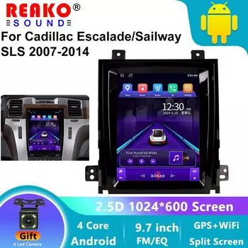 Для Cadillac Escalade GMT900 3 2006-2014 SLS 2007-2012 Android 11 Автомобильный радиоприемник Мультимедийный плеер Carplay 9,7 Головное устройство 4-core 1+32CP