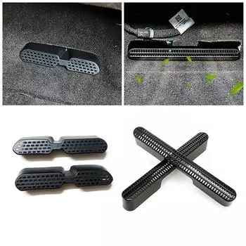 Для Cadillac XT4 XT5 2016-2020 Под сиденьем Пол Кондиционер Воздуховод Воздуховод Выход Решетка Крышка Отделка Внутренние Молдинги