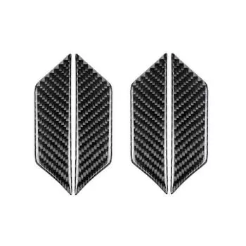 Для Cadillac XT5 2016-2019 наклейки на автомобиль из углеродного волокна накладка на дверную ручку автомобиля 4 шт. аксессуары для стайлинга автомобиля чёрный